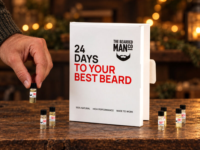Adventskalender med Skäggolja