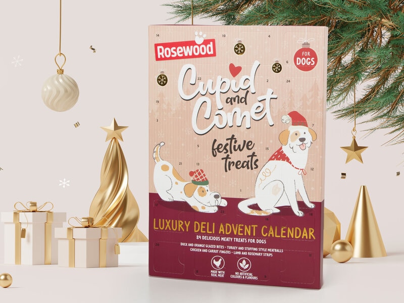Cupid & Comet Luxury Hundkalender