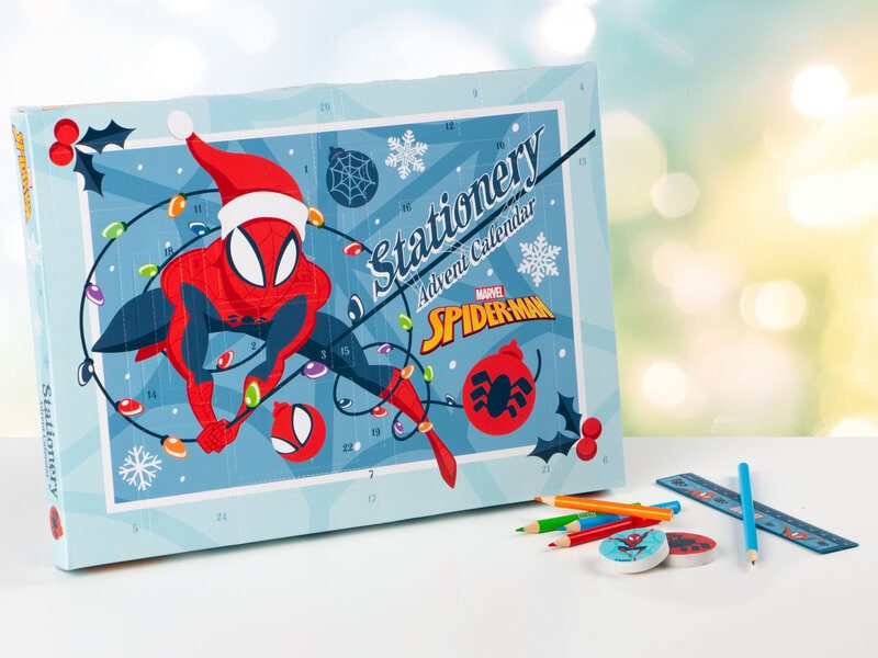 Spiderman Adventskalender Skrivtillbehör