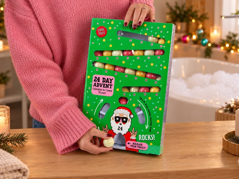 Adventskalender med badbomber