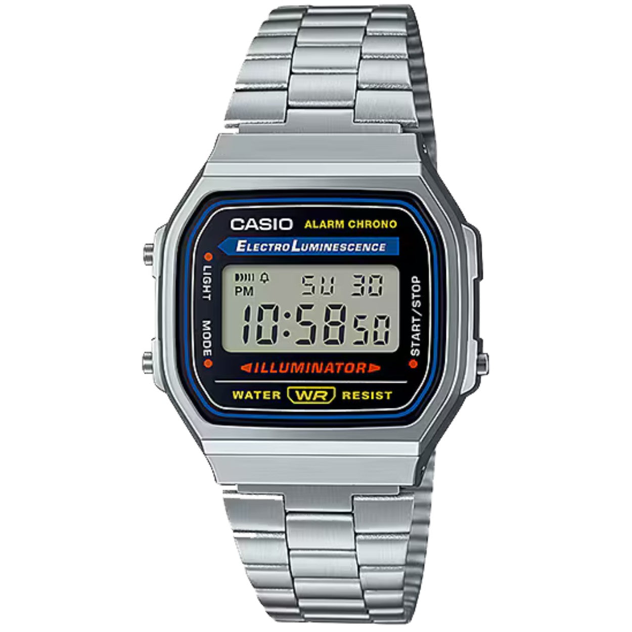 Casio Vintage A168WA-1YES – retro digitalklocka i stål