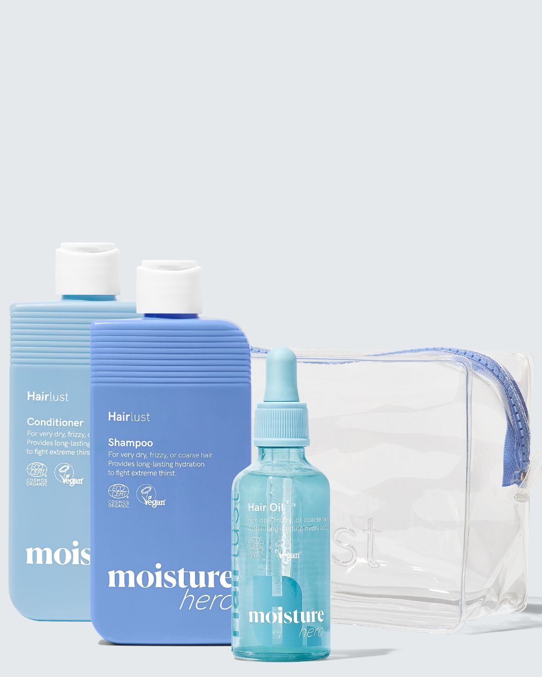 Hairlust Moisture Hero™ Xmas Set – hårvårdspresent för torrt hår