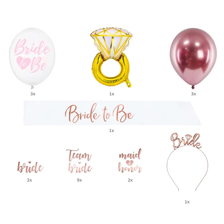 Möhippa-box "Bride To Be" – 21 delar