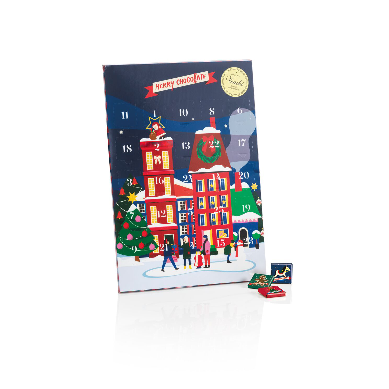 Venchi adventskalender med choklad – 25 luckor